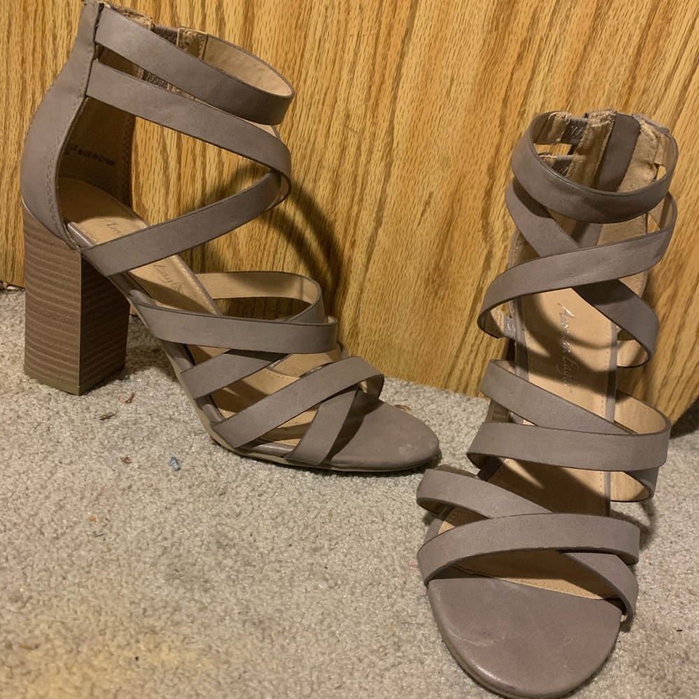 American Eagle Tan Heels
